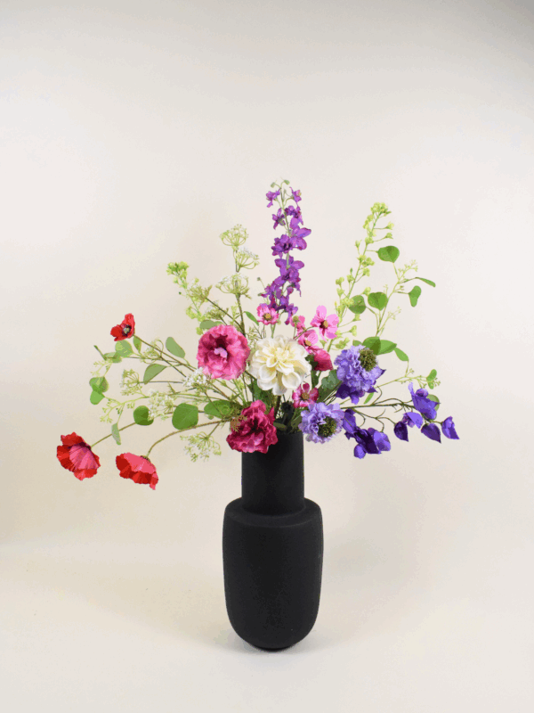Vaas Zwart Middel (21 X 40 cm) +€ 33,50